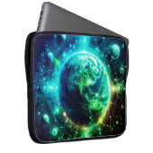 Neon Earth and Her Siblings on 15" Electronics Bag ラップトップスリーブ (正面右)