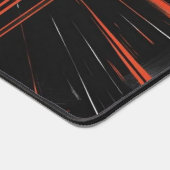 Neon Eclipse in a Digital Grid デスクマット (コーナー)