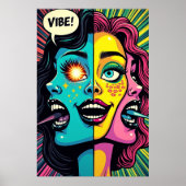 Neon Emotions: Glitch in the Grid ポスター (正面)