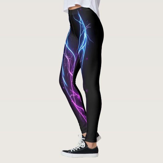 Neon Energy Flow Leggings Gym Workout Activewear  レギンス (左)