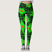 Neon Energy Web Leggings レギンス (正面)