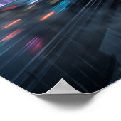 Neon Falcon Skyway Storm ポスター (角)