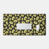 Neon Falling Gold デスクマット (キーボード&マウス)