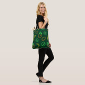 Neon Fruit Pattern Tote Bag - Tropical Aesthetic トートバッグ (モデル)