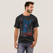 Neon Future City Street Tシャツ (正面フル)