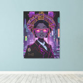 Neon Future ID1028 キャンバスプリント (インサイチュ (ウッドフロア))