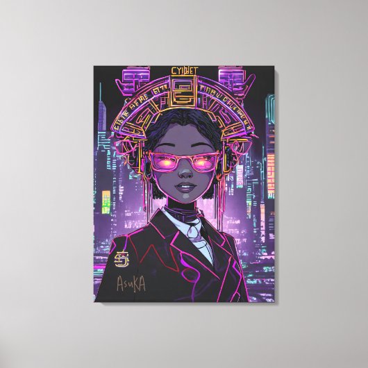 Neon Future ID1028 キャンバスプリント (正面)