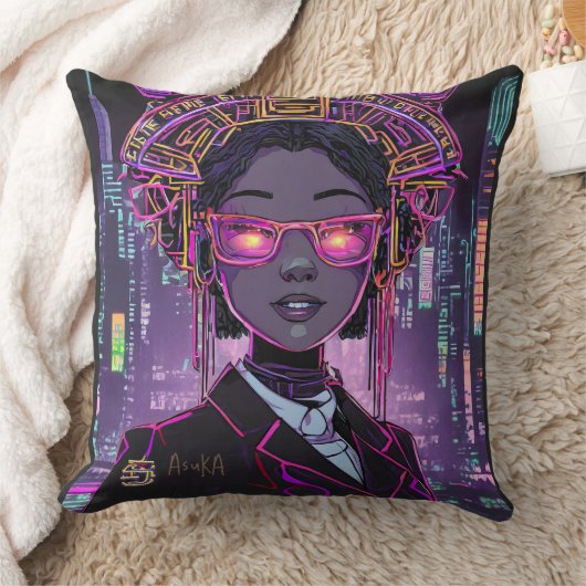 Neon Future ID1028 クッション (ブランケット)