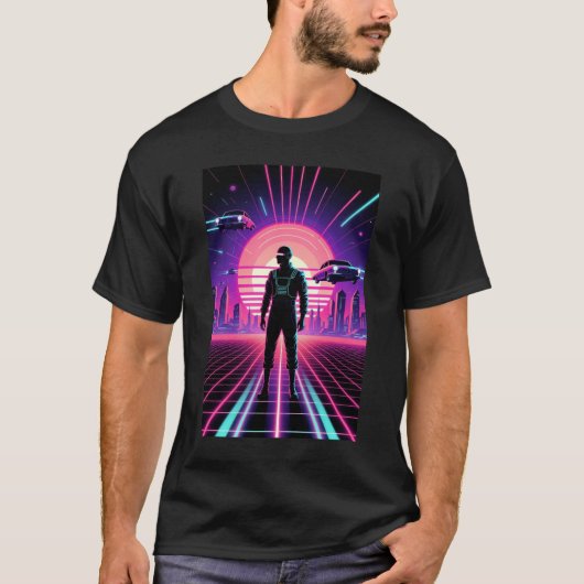 Neon Future Runner T-Shirt Tシャツ (正面)