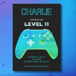 NEON GAME CONTROLLER 招待状