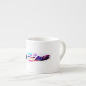 Neon Gamer Wrap Coffee Mug 🎮 | LEVEL UP Coffee Fi エスプレッソカップ (正面右)