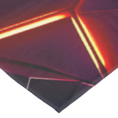 Neon Geometric Abstract Futuristic Cyberpunk テーブルクロス (アングル)