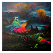 Neon Ghosts in a Haunted Fantasy Landscape タイル (正面)