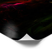 Neon Ghosts in a Haunted Fantasy Landscape ポスター (コーナー)