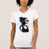 Neon Girl Profile Graphic Tee Tシャツ (正面)