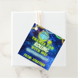 Neon Glowボーリングパーティーありがとうございます転が。 フェイバータグ