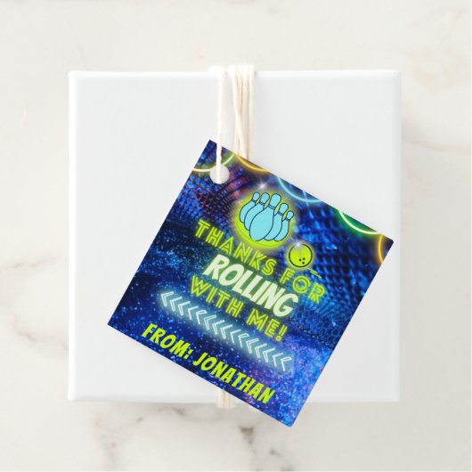 Neon Glowボーリングパーティーありがとうございます転が。 フェイバータグ (インサイチュ)