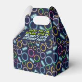 Neon Glow白熱［赤熱］光を放つ in the Darkパーティー フェイバーボックス (裏面サイド)