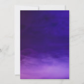 Neon Glow Birthday Party – Glow All Night Theme 招待状 (裏面)