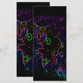 Neon Glow Catブックマーク メニュー (正面/裏面)