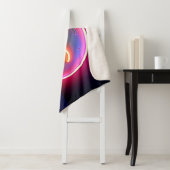 Neon Glow Happy Face Art シェルパブランケット (インサイチュ)