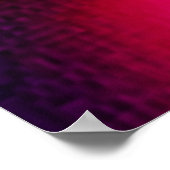 Neon Glow Happy Face Art ポスター (角)