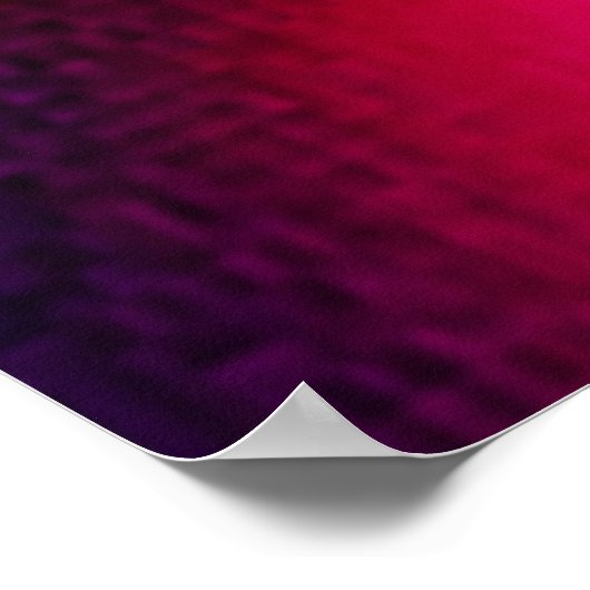 Neon Glow Happy Face Art ポスター (角)