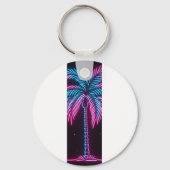 Neon Glow Palm Tree キーホルダー (裏面)