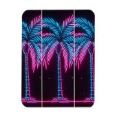 Neon Glow Palm Tree マグネット (縦)
