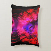 Neon Goddess in Enchanted Forest アクセントクッション (裏面(縦))