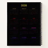 Neon Goddess in Enchanted Forest ノートブック (裏面)