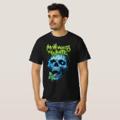 Neon Gothic Skull Tシャツ (正面フル)