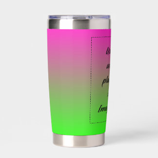 Neon Gradient Green to Pink 保温保冷タンブラー
