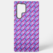 Neon Gradient Plaid Phone Case Samsung Galaxyケース (裏面)