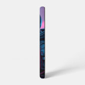  Neon Graffiti Astronaut Samsung Case Galaxyケース (左側面)