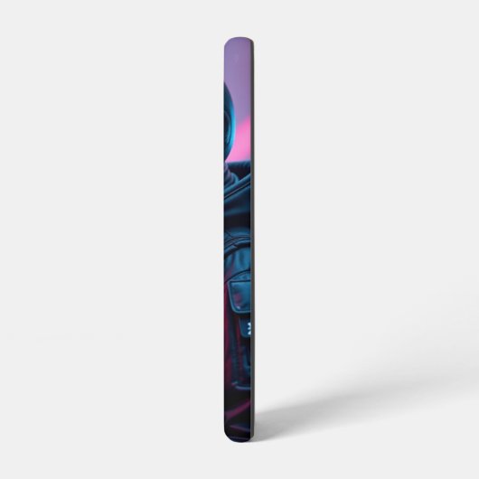  Neon Graffiti Astronaut Samsung Case Galaxyケース (左側面)