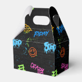 Neon Graffiti Six Seven Kids 7th Birthday Party フェイバーボックス (裏面サイド)