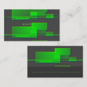 neon green  BC 名刺 (正面/裏面)