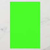 Neon Green Customizable Flyer チラシ (正面)