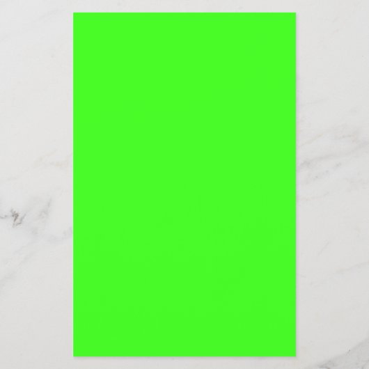Neon Green Customizable Flyer チラシ (裏面)