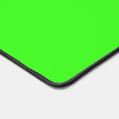 Neon Green Desk Mat With Pink Accent – Customize デスクマット (コーナー)