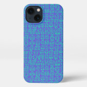 Neon Green Doodle Pattern Case – Vibrant Ab iPhoneケース (裏面)