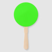 Neon Green Handheld Fan Set – Customizable ハンドファン (裏面)
