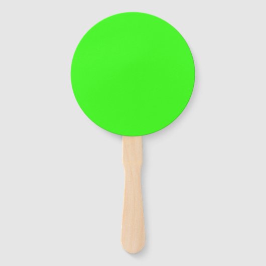 Neon Green Handheld Fan Set – Customizable ハンドファン (裏面)