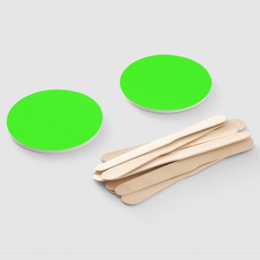 Neon Green Handheld Fan Set – Customizable ハンドファン (組立なし)