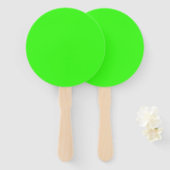 Neon Green Handheld Fan Set – Customizable ハンドファン (正面&裏面)