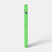 Neon Green Purple Splotches Samsung Galaxyケース (左側面)