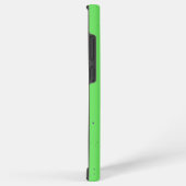 Neon Green Purple Splotches Samsung Galaxyケース (右側面)
