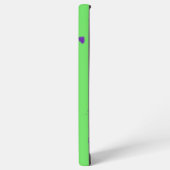 Neon Green Purple Splotches Samsung Galaxyケース (左側面)