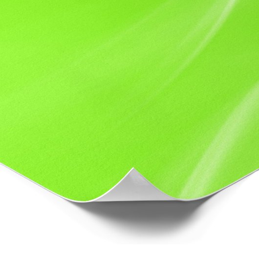 NEON GREEN SEAMLESS ABSTRACT WAVE BACKGROUNDS WALL ポスター (角)